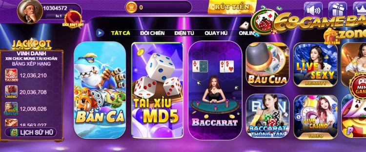 Chế độ vip 68 game