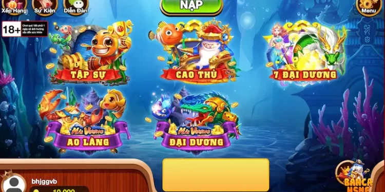 Chơi vua bắn cá 3d online nhận xu vàng vô cùng dễ dàng