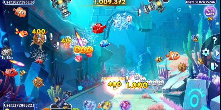 Sảnh bắn cá Vip88 với giao diện vui nhộn